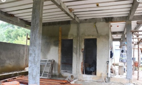 Obras de construção da nova base descentralizada do Samu seguem avançando em Visconde de Mauá